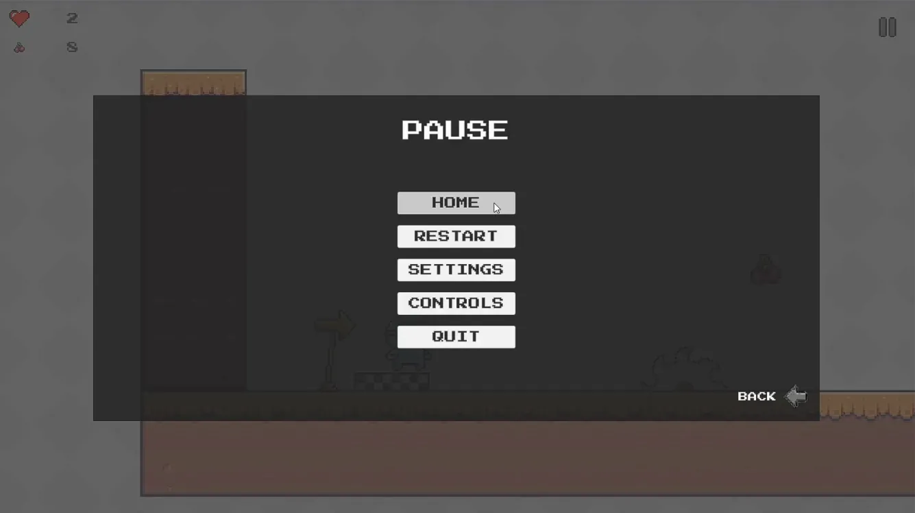 Strider Runner interface, screen 5
